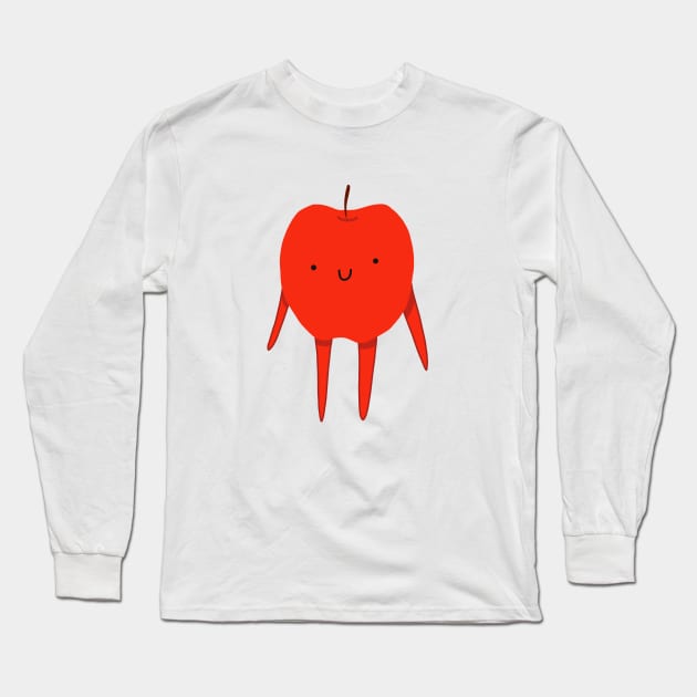 Apple Long Sleeve T-Shirt by MANALI